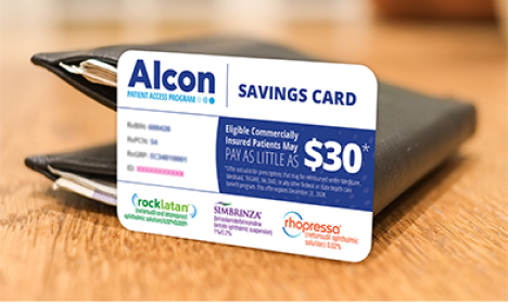 Alcon savings card